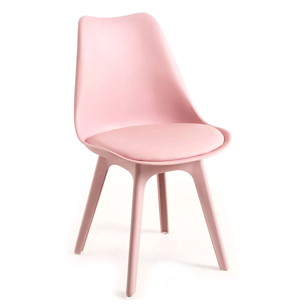 ORION91 Silla BOREAL Asiento Acolchado Piel Sintética y Patas Color (VARIOS COLORES) 48x43x82cm Comedor Oficina Salón Teletrabaj