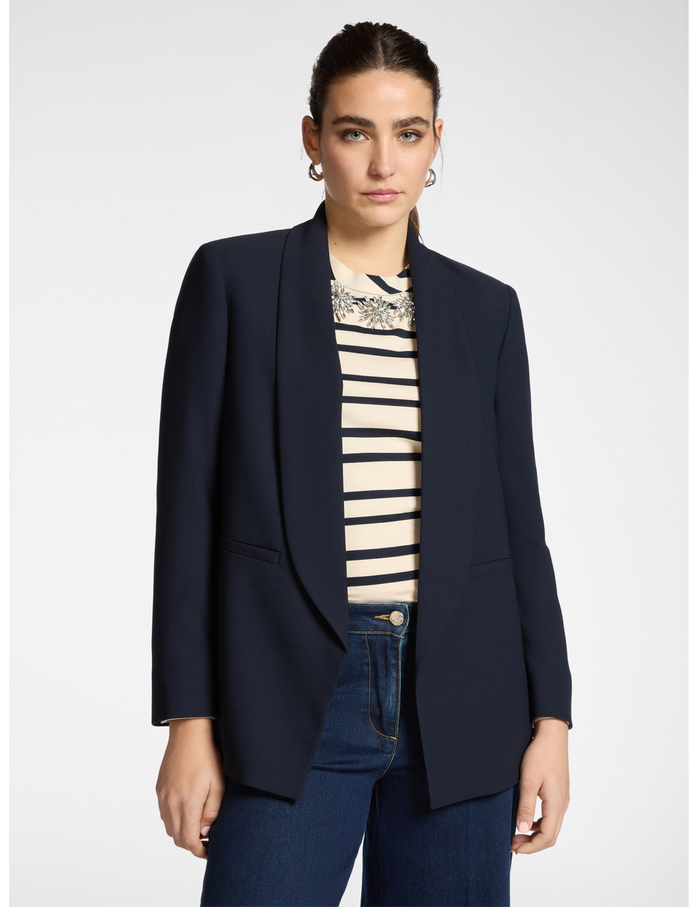 Elena Mirò - Chaqueta estructurada en crepé