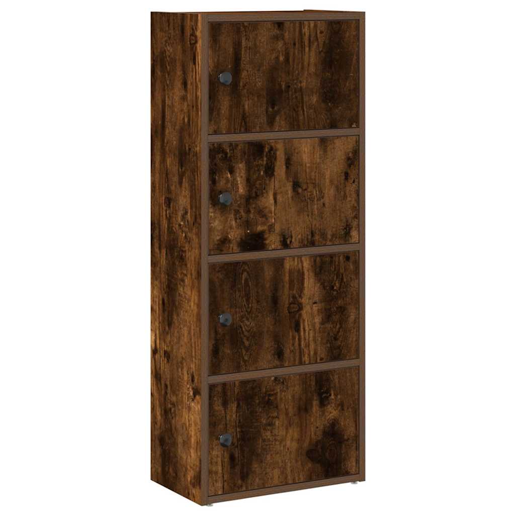 vidaXL Estantería de madera de ingeniería 40x24x102 cm Multicolor
