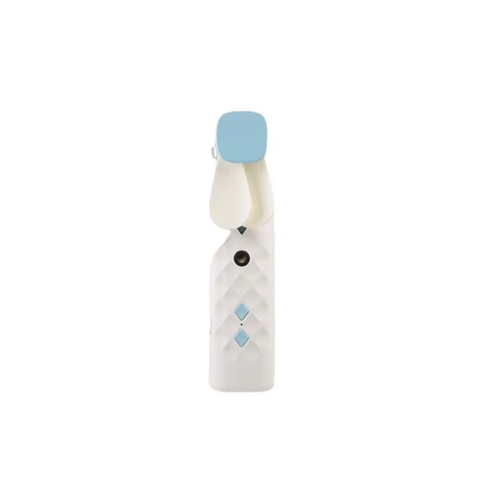 Mini Ventilador Recargable con Pulverizador. 2 Ajustes de Velocidad. Buen Flujo de Aire. Pequeño. Divertido. Ligero.