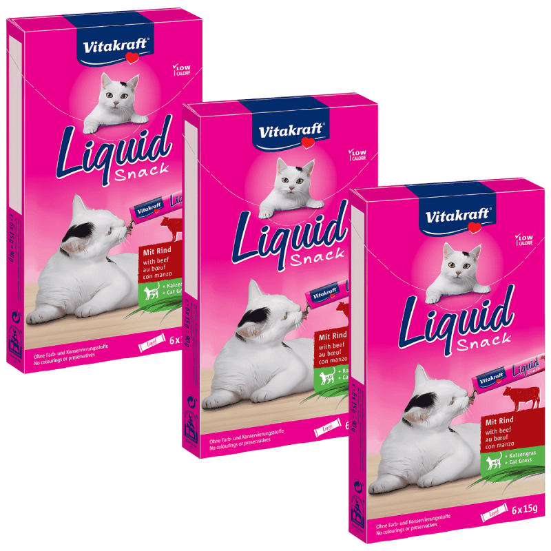 Vitakraft Liquid Snack Ternera con Inulina 90 gr