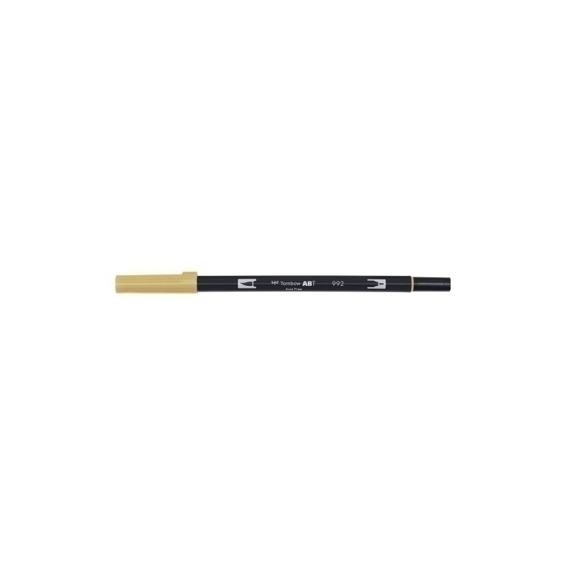 Tombow - ROTULADOR TOMBOW DOBLE PUNTA PINC. ARENA - Pack de 6 unidades ABT-992
