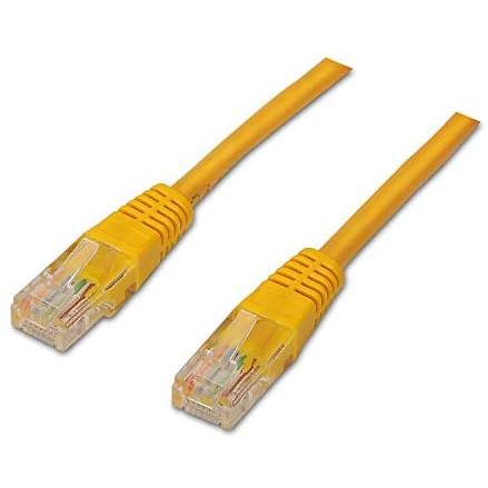 Aisens - cable de red latiguillo rj45 cat.6 utp awg24, amarillo, 3.0m