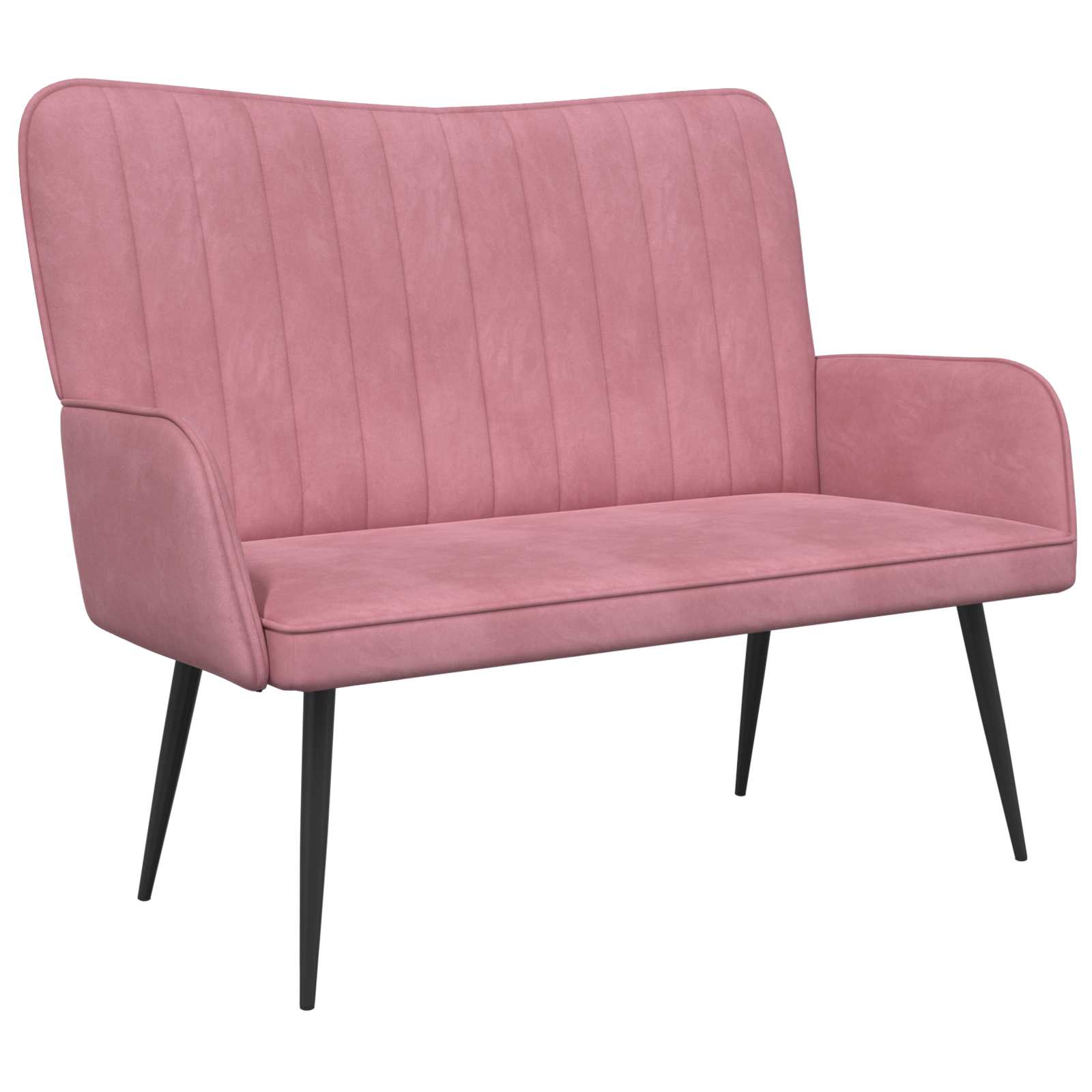 vidaXL Sofá de 2 Plazas  115 x 61 x 87 cm Terciopelo Multicolor