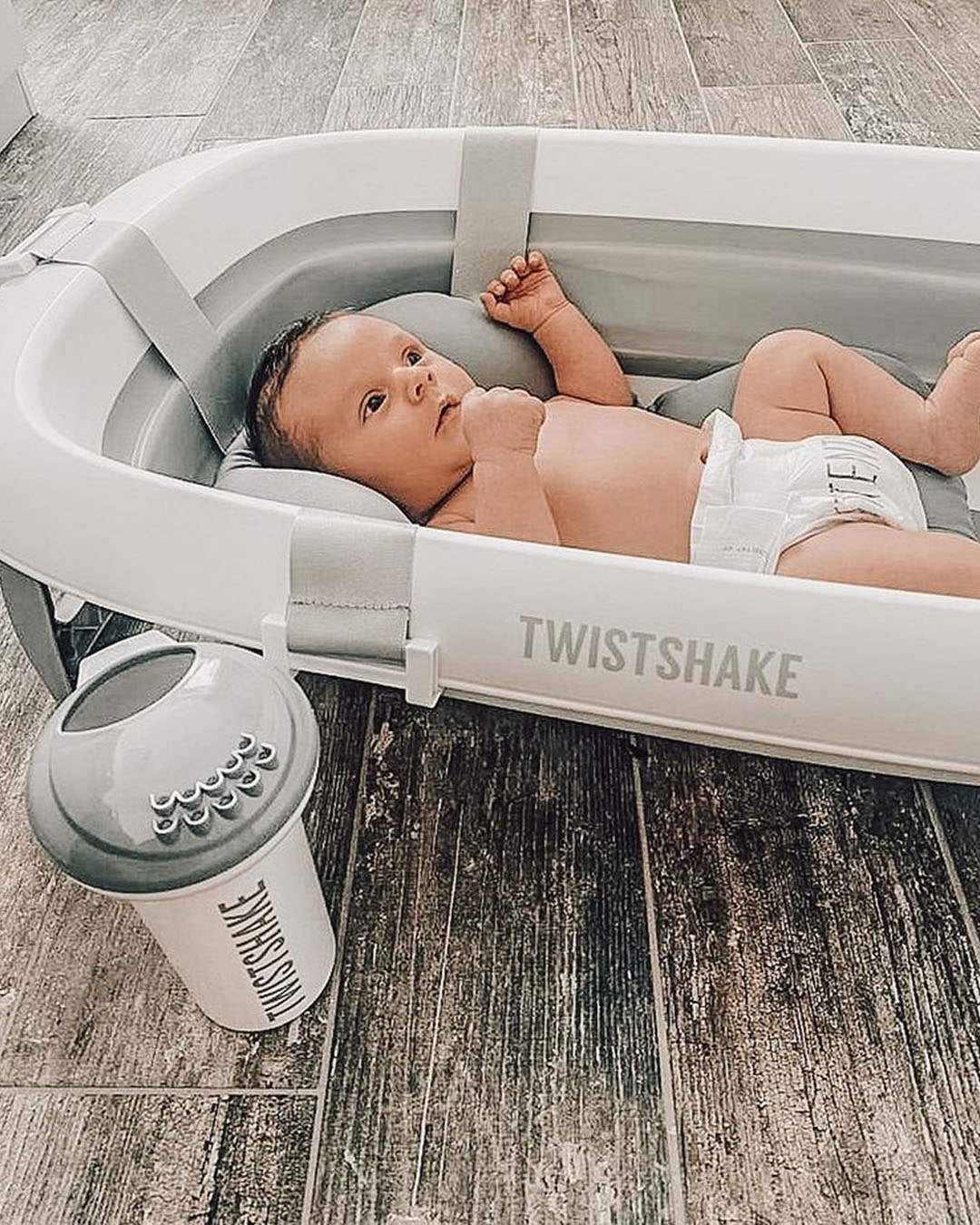 Twistshake Bañera Plegable de Bebé y Recién Nacido para Ducha, Baño  Portátil para Niños, Antideslizante y