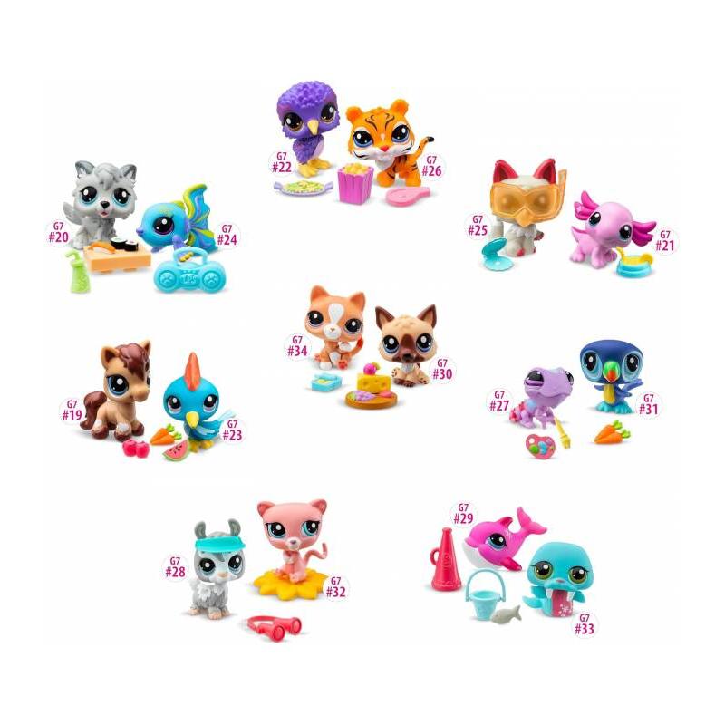 LITTLEST PETSHOP PACK 2 MASCOTAS SURTIDAS DE BANDAI