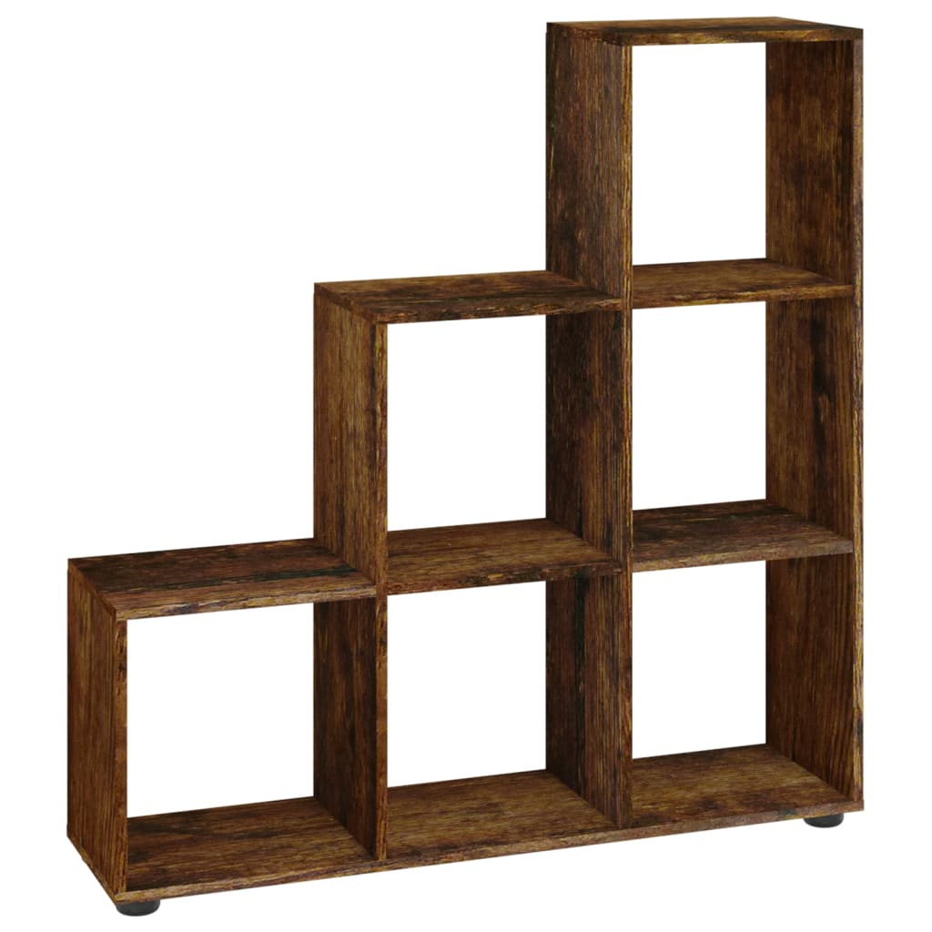 Vidaxl Estantería Forma de Escalera Madera Contrachapada Blanco