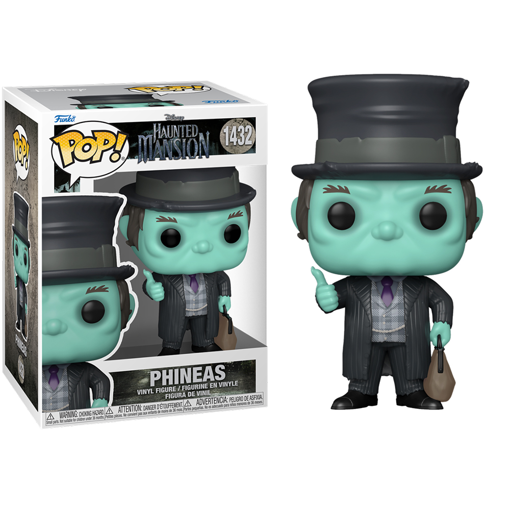 FUNKO POP! DISNEY: MANSIÓN ENCANTADA - PHINEAS, 72369, Nº1432, TIENDA CON LICENCIA OFICIAL