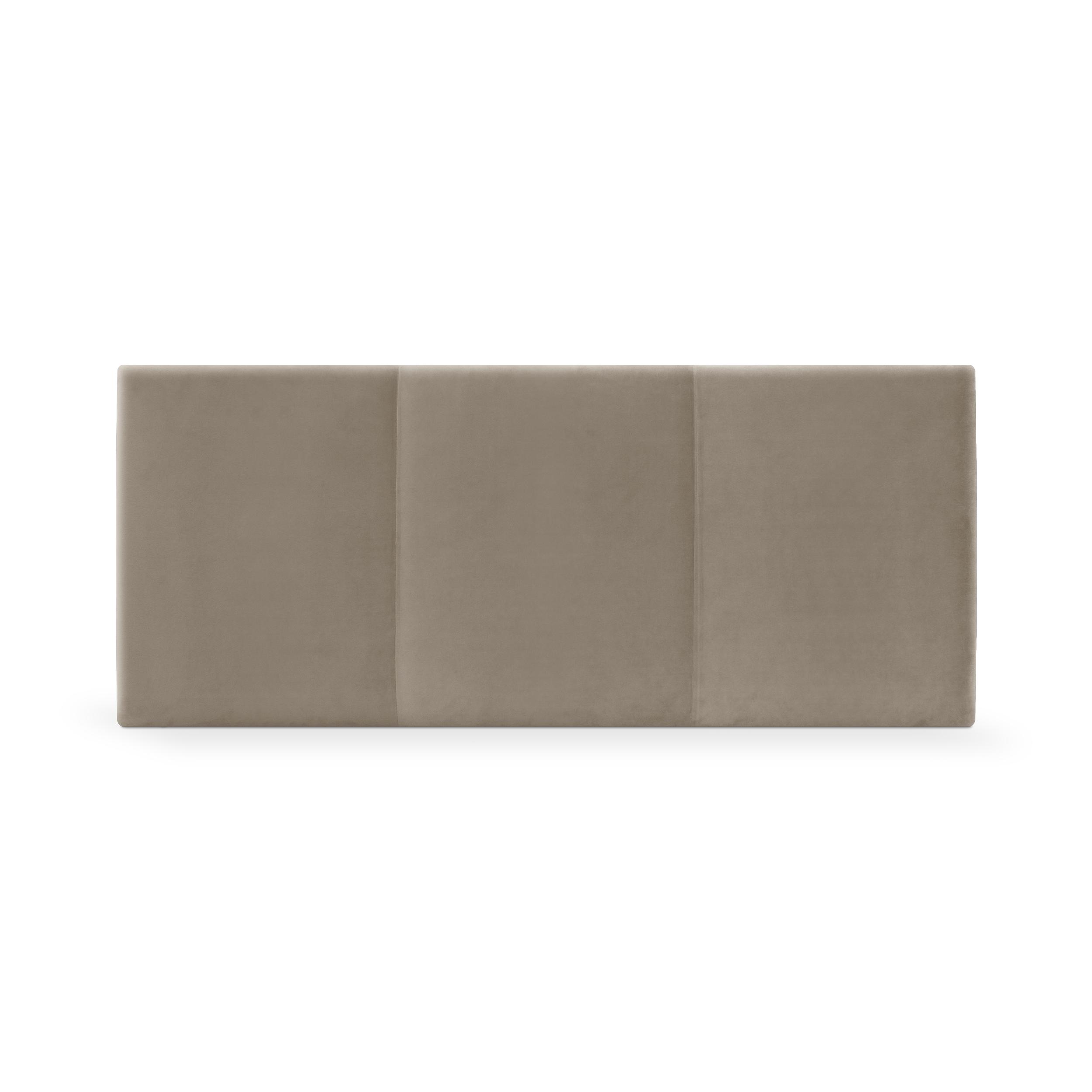 DHOME Cabecero de Terciopelo ALTA GAMA Diseño Modular LISO Moderno Sofisticado Cabezal Tapizado Cama Lujo Dormitorio Acolchado