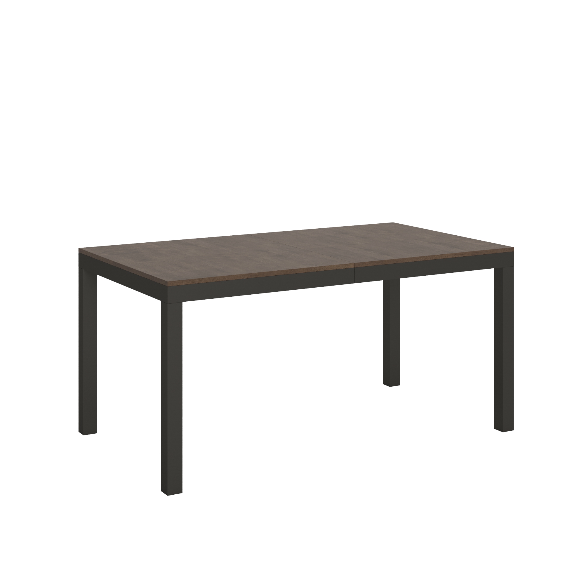 Mesa extensible 90x160/420 cm Everyday Evolution Estructura Nogal Antracita - Itamoby