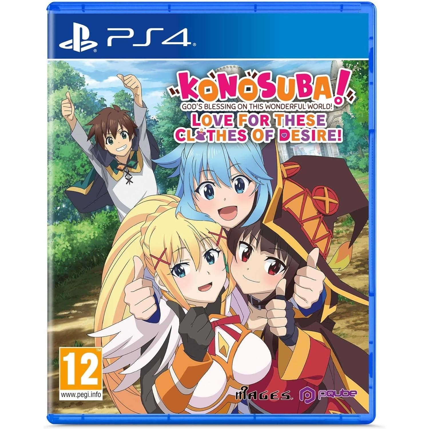 Konosuba: God'S Blessing On This Wonderful World! Love For These Clothes Of Desire! Juego para Consola Sony PlayStation 4, PS4 [PAL ESPAÑA]
