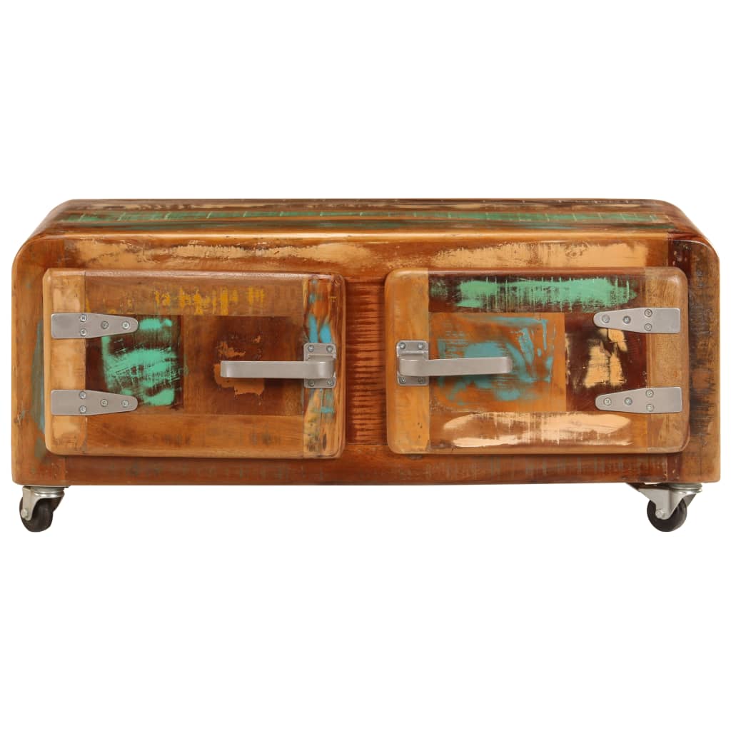 vidaXL Mesa de centro madera maciza reciclada 85x55x40 cm Mesita de Salón o Comedor o Auxiliar Mesa de Café Meuble Salón