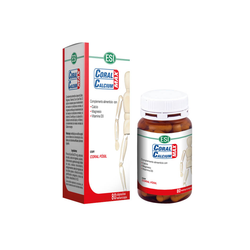 Trepatdiet Coral Calcium Max 80 Caps - Fortalece los Huesos y Mejora la Salud ósea