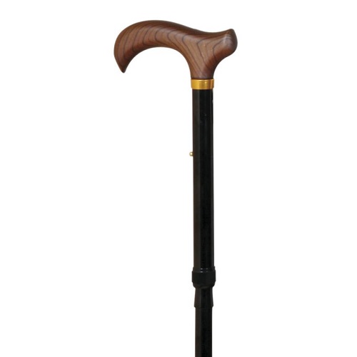 Bastón Plegable Ng P.Madera | Altura Ajustable | Puño Derby Cómodo