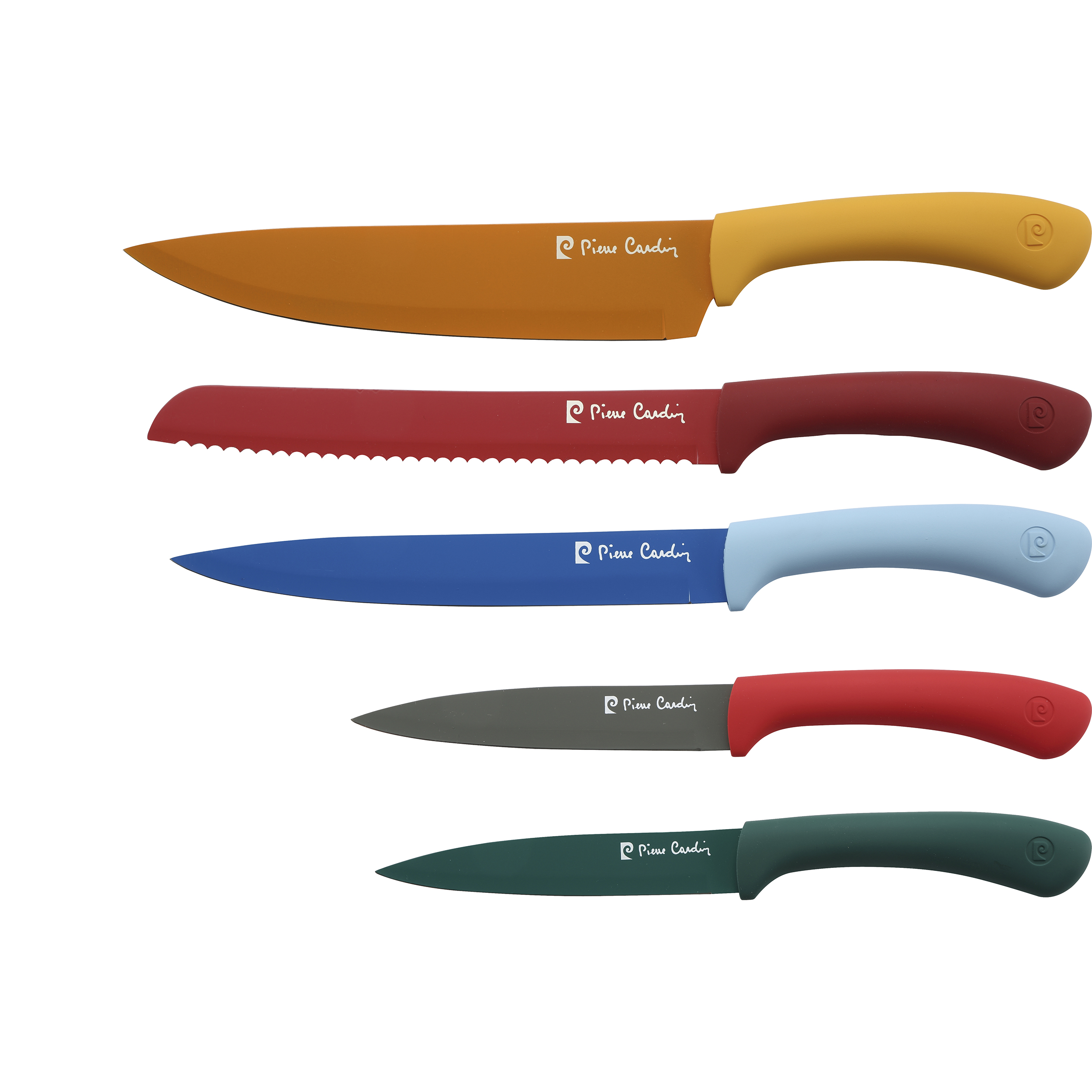 Pierre Cardin - Set 5 piezas cuchillos acero inoxidable color bright Pierre Cardin