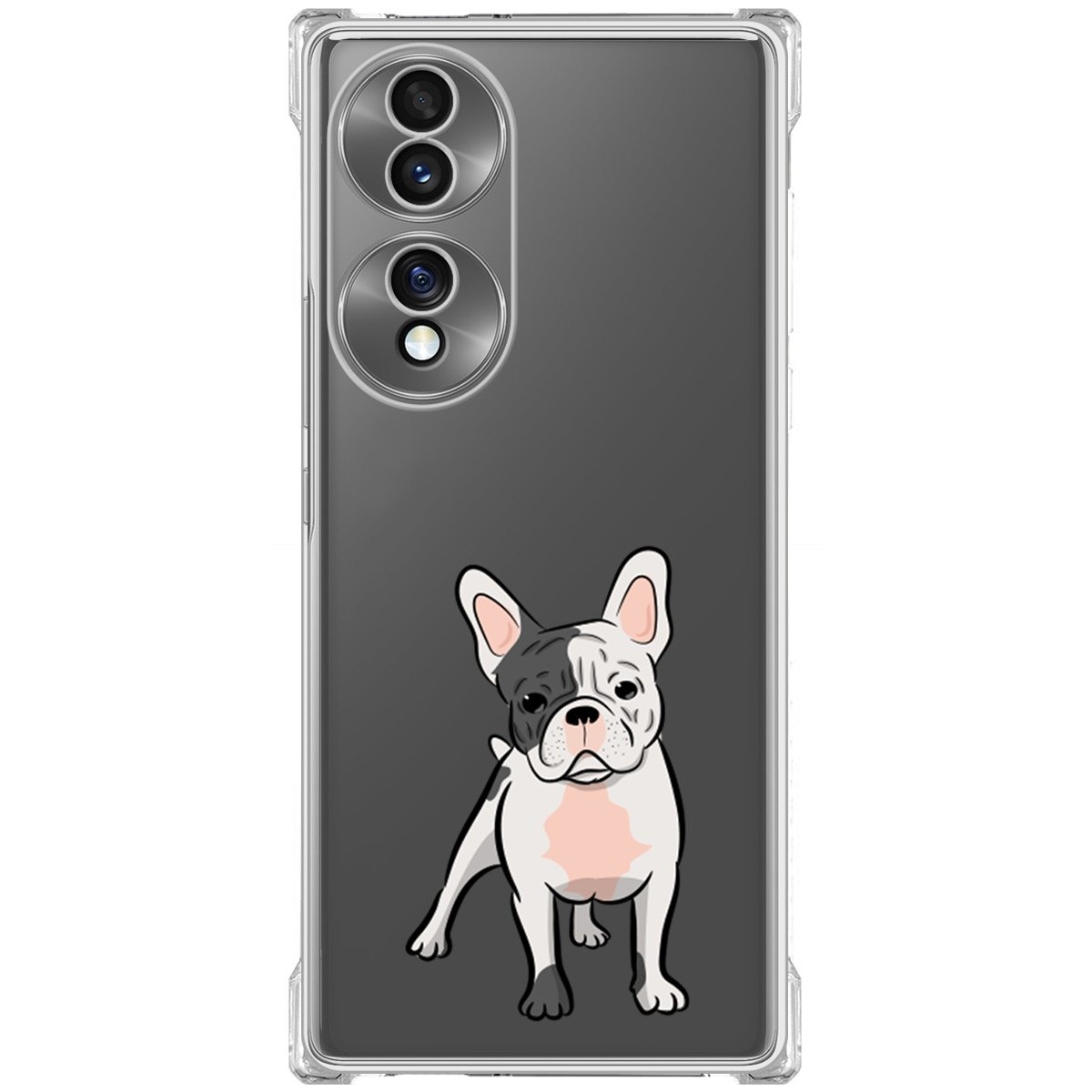 Funda Silicona Antigolpes para Huawei Honor 70 5G diseño Perros 06 Dibujos