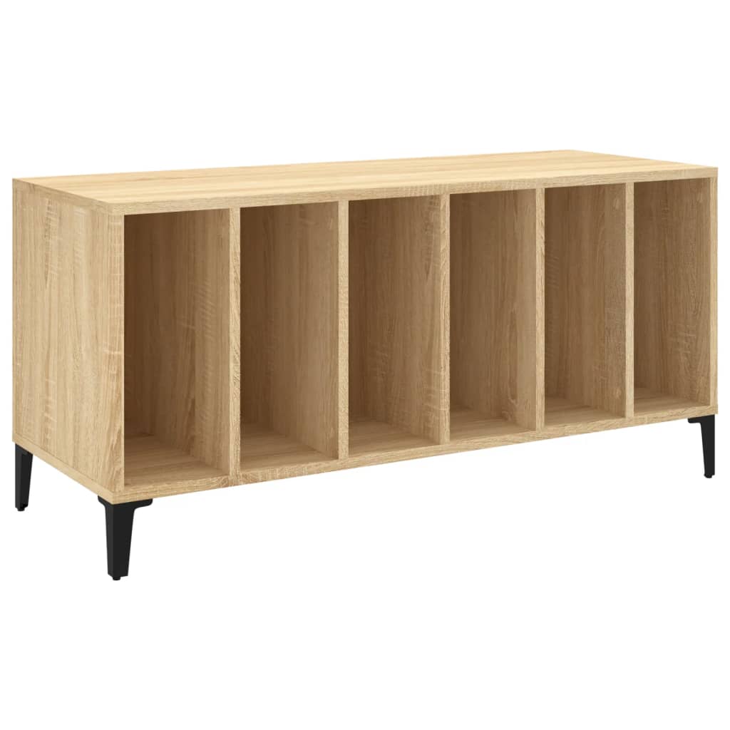 vidaXL Mueble para discos madera contrachapada 100x38x48 cm Multicolor