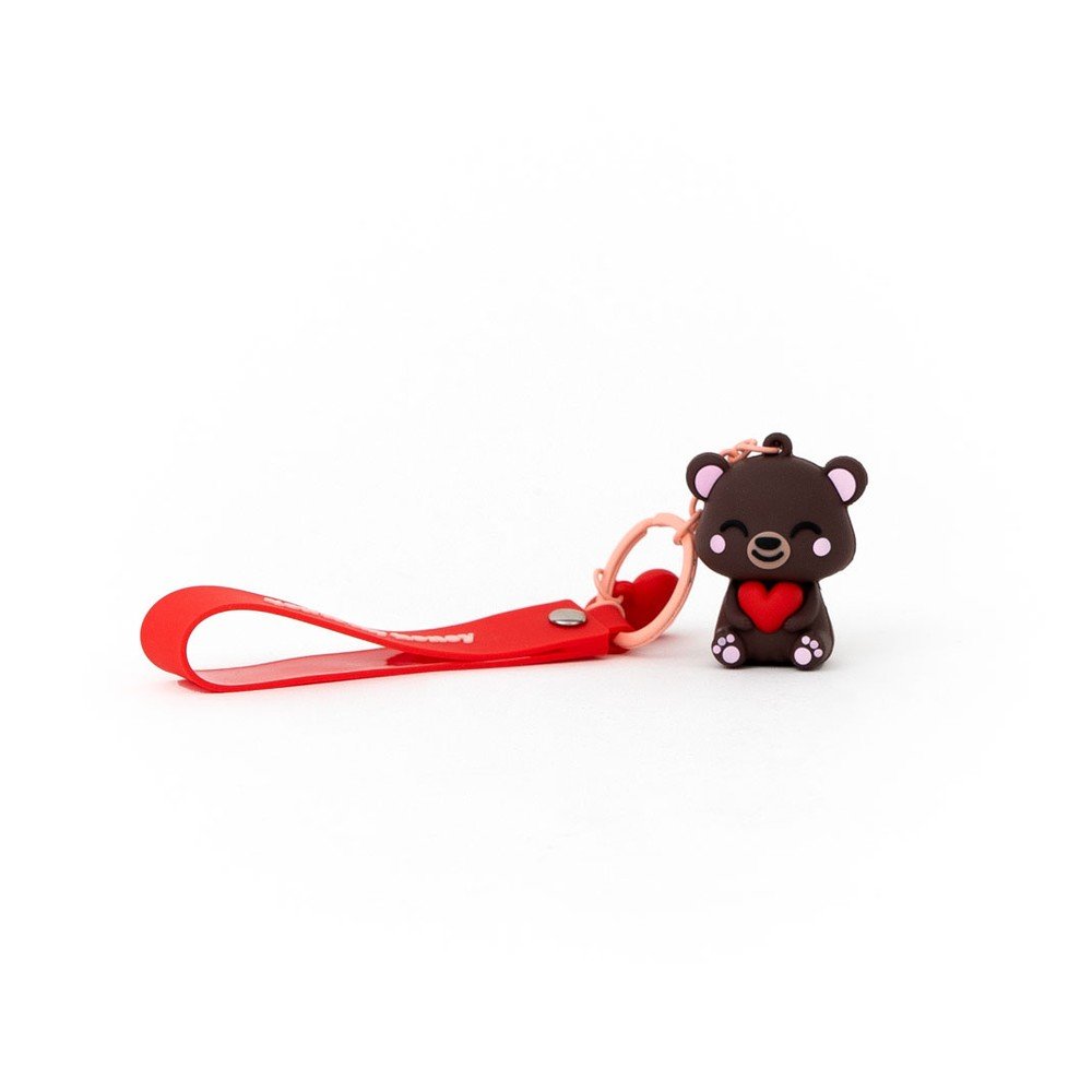 MR EXPOSITOR 5 LLAVEROS CON CHARMS OSITO YOU?RE MY HONEY CAJA:5 unidades  AMOR 26 6x5x10 Cms.