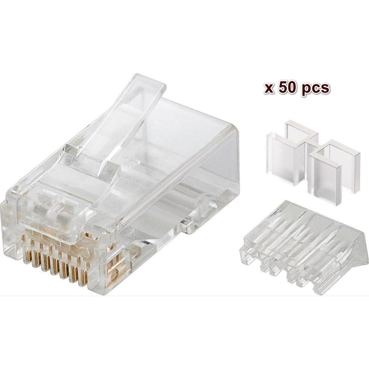Microconnect Conector Modular CAT6 8P8C Adaptador para Ordenador Alta Velocidad