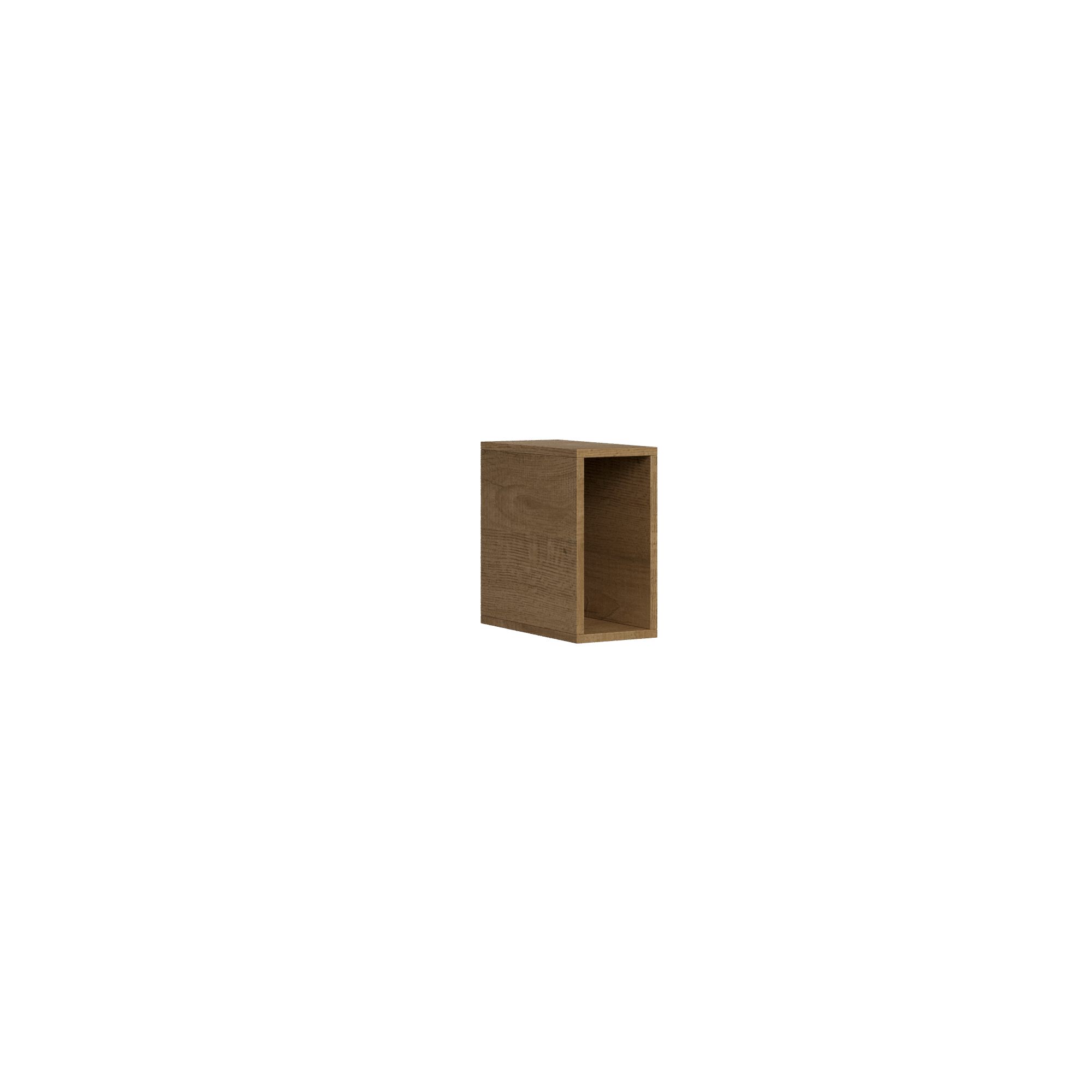 Mueble de pared abierto An.20 Al.40 Pr.39,2 / An.40 Al.20 Pr.39,2 Roble Nature - Itamoby
