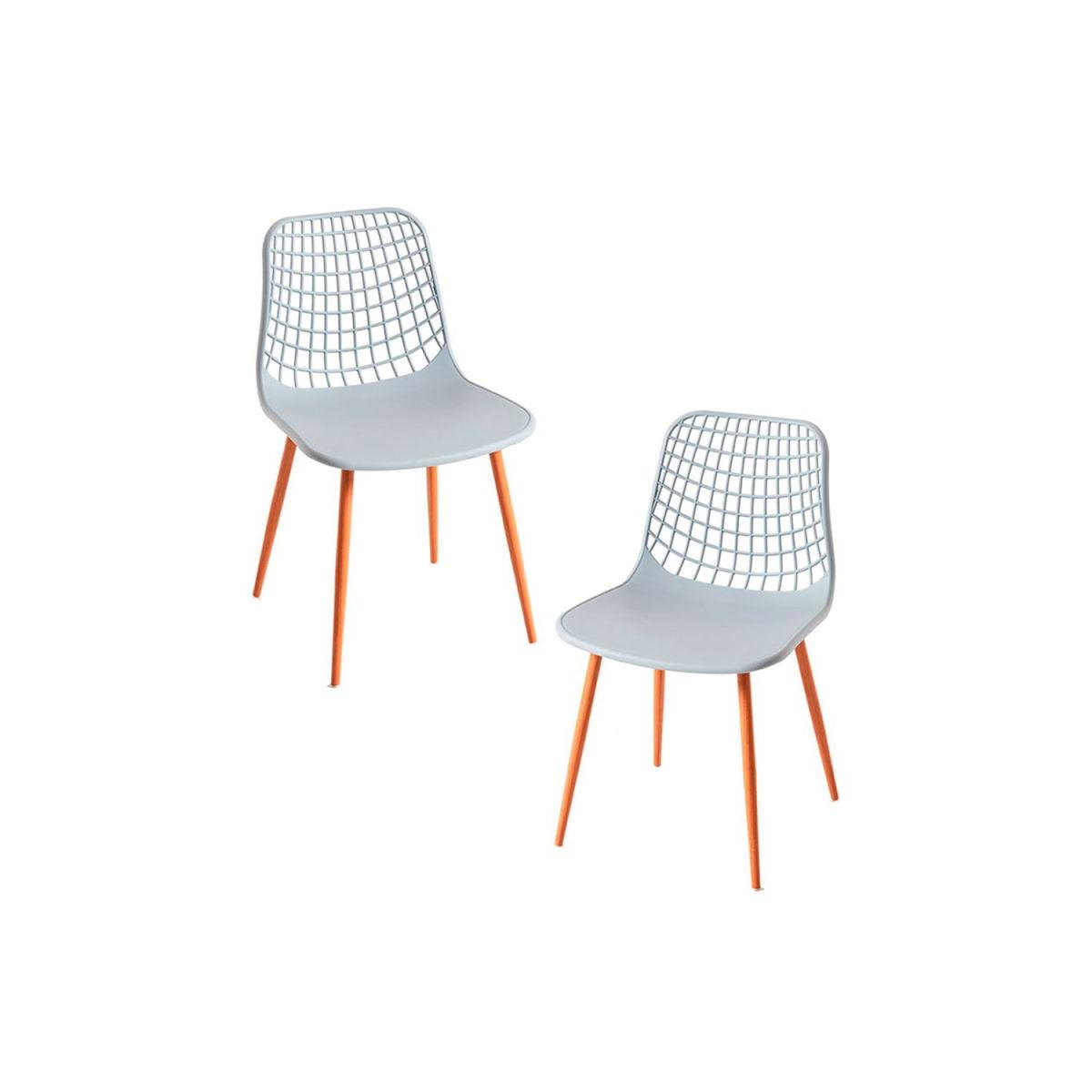 Regalos Miguel - Packs Sillas Comedor - Pack 2 Sillas Riva - Gris