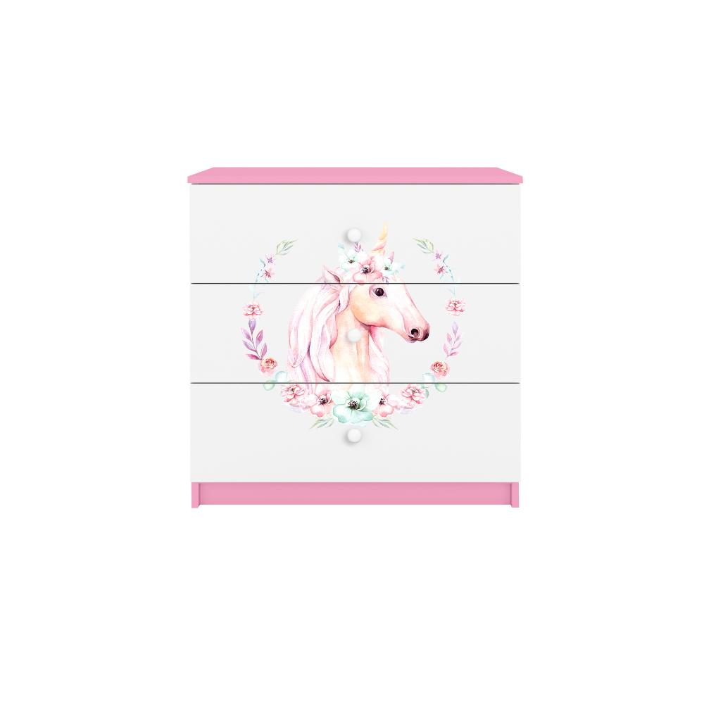 Cómoda Kocot Kids BabyDreams Horse Pink