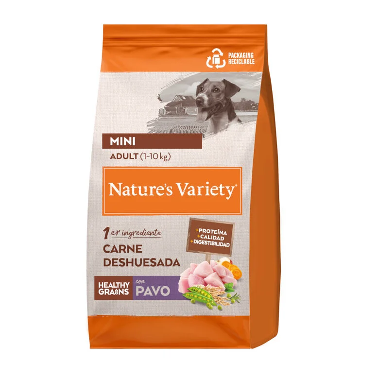 Nature's Variety Healthy Grain Adult Mini Pavo pienso para perros 1.5 Kg