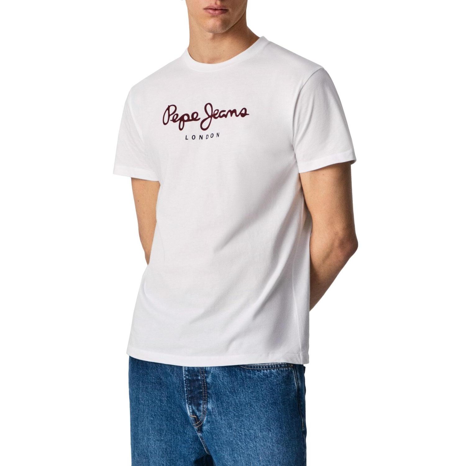 Pepe Jeans - Camiseta Pepe Jeans Eggo Blanca para Hombre