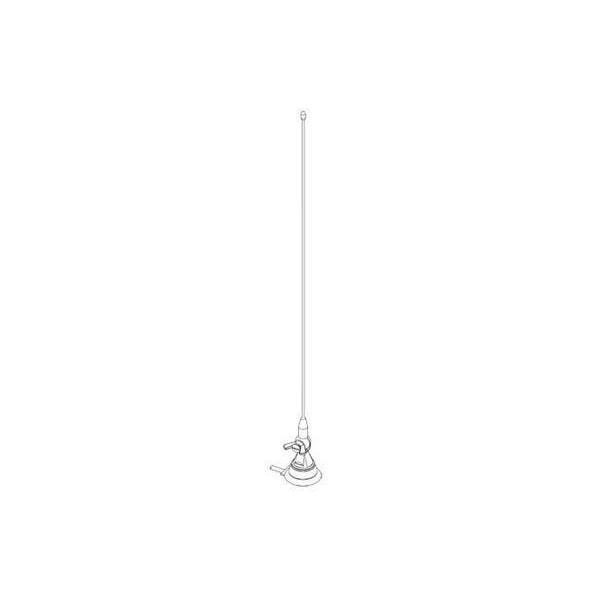 Televes Antena Movil 138-174Mhz 1/4 para Uso Profesional