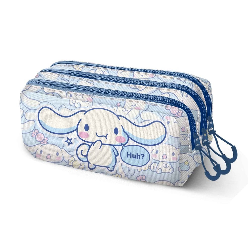 KARACTERMANIA ESTUCHE PORTATODO RECTANGULAR TRIPLE CINNAMOROLL CANDY CANDY 10x23x11 Cms.