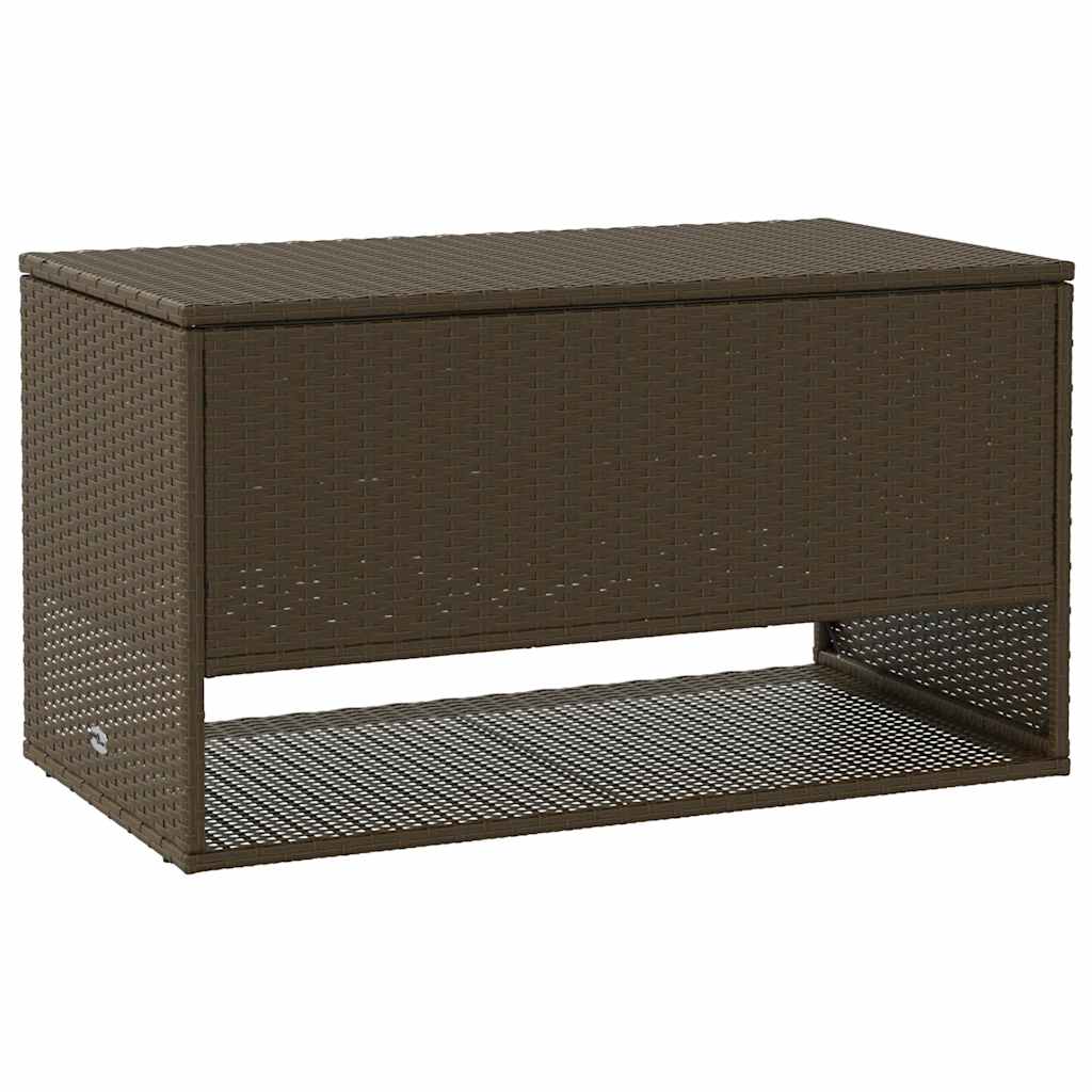 vidaXL Cojines para exterior marrón 100x55x55,5 cm ratán sintético