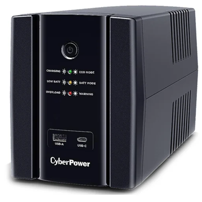 SAI CyberPower 1500VA Batería Plomo Ácido 8h AVR 4 Salidas USB Protección Sobrecarga