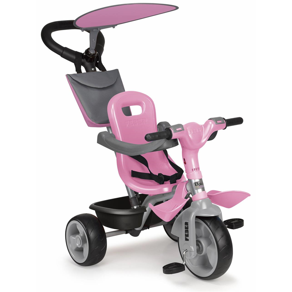 Triciclo baby plus music rosa 91,2x98,3x51,5 cm (Feber 800012132)