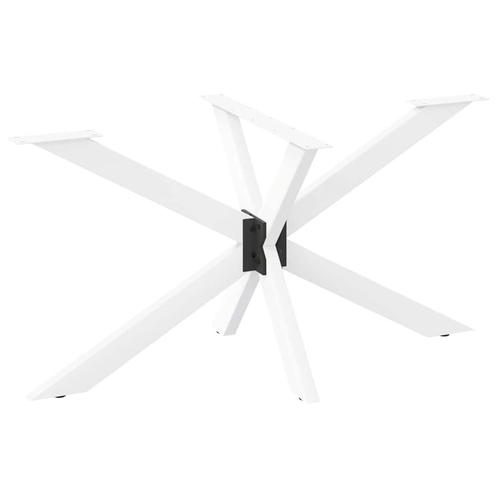 vidaXL Pata de mesa de comedor forma de araña 120x68x(72-73) cm acero