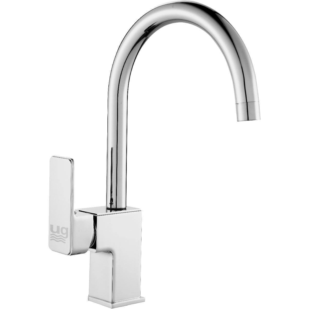 DP GRIFERÍA Grifo Monomando Cocina Yangtsé con Latiguillos 400mm y Certificado CE
