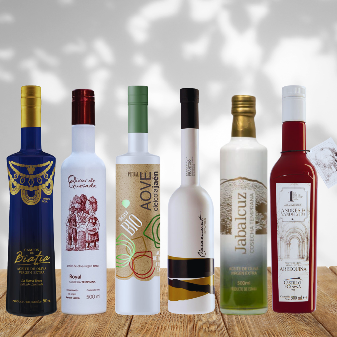 Lote AOVE Gourmet 6 Mejores Aceites de Oliva - LA CASA DEL ACEITE