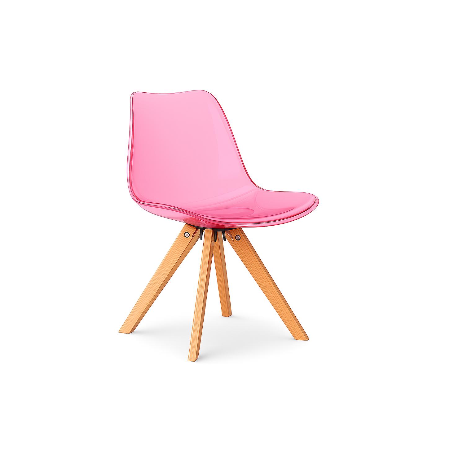 ORION91 Silla URSA Color (VARIOS COLORES) Acolchado Piel Sintética y Patas Haya 49 x 43 x 81cm Comedor Oficina Salón Teletrabajo