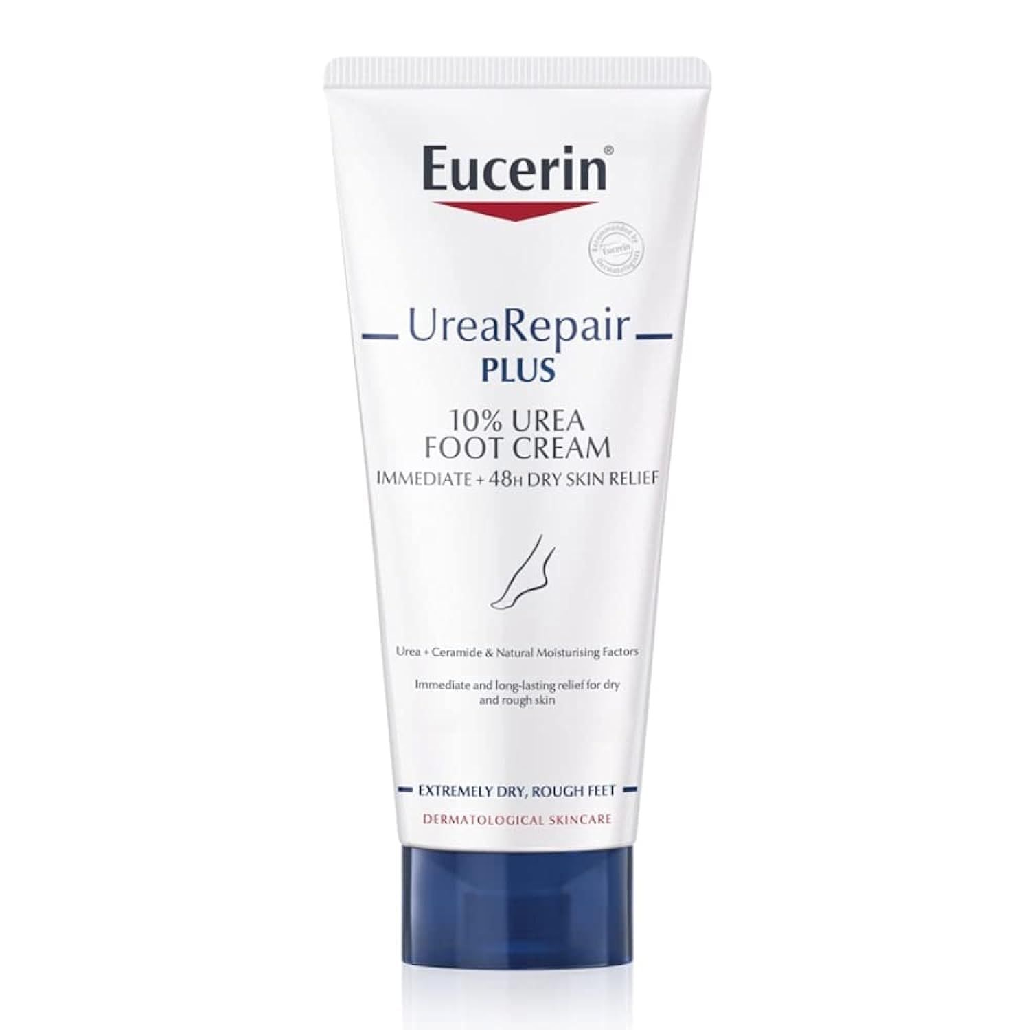 Eucerin Crema para pies UreaRepair Plus, sin fragancia, 100 ml, el embalaje puede variar. CN 181098