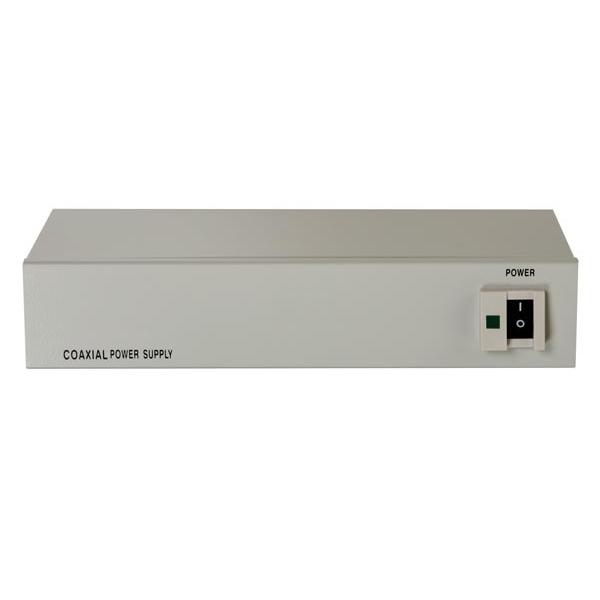 Velleman Fuente de alimentación coaxial Estable, de bajo Consumo, Funciona de -10°C a +50°C, compacta y Ligera, Apta para Exteriores, Ideal para Sistemas de CCTV