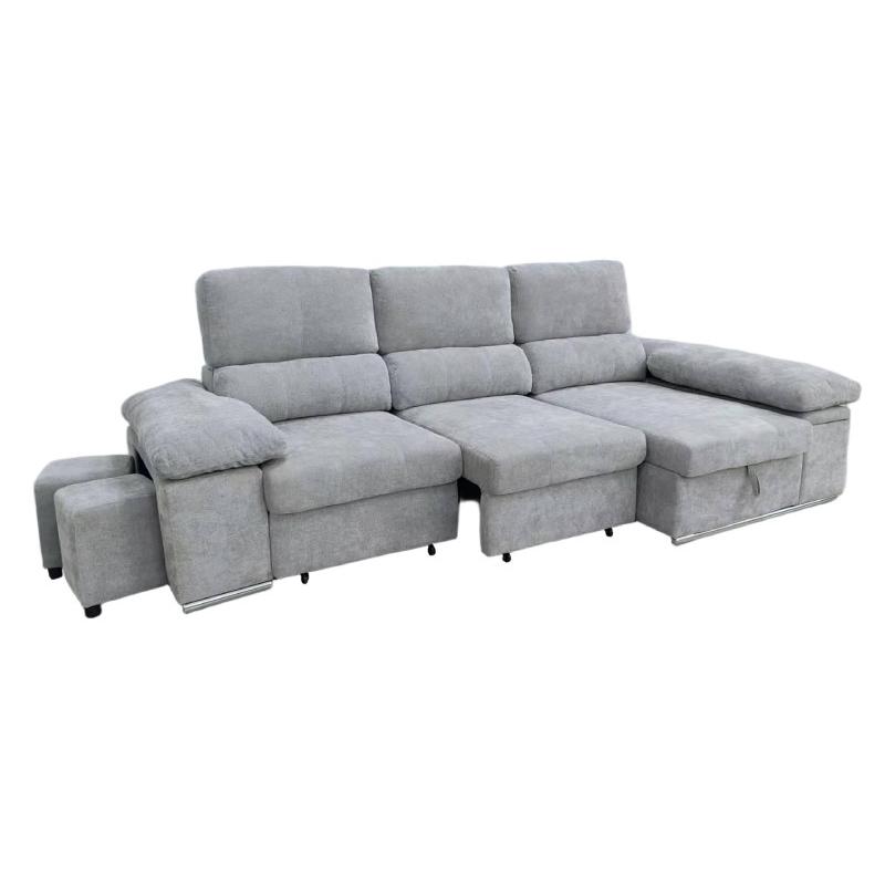 Chaiselongue cama modelo Nadia. Disponible en varios colores