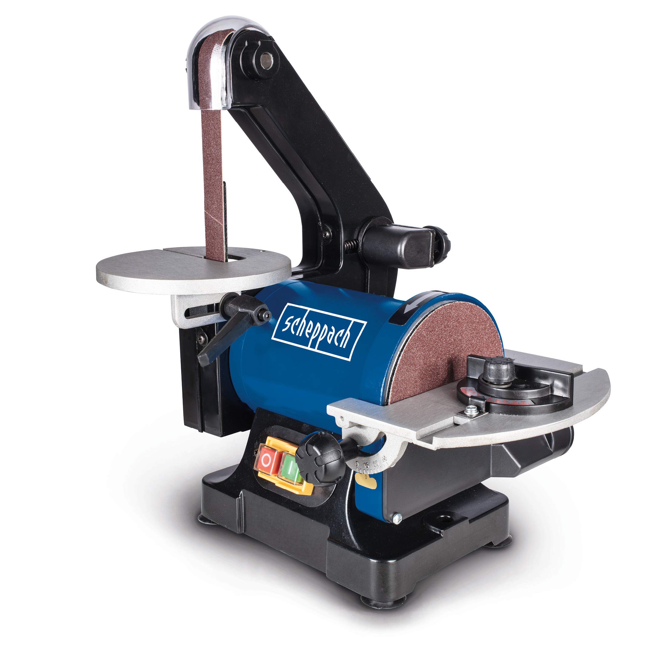 Lijadora de disco y banda BTS700 Scheppach - 230V 50Hz 250W - 125mm marca Scheppach