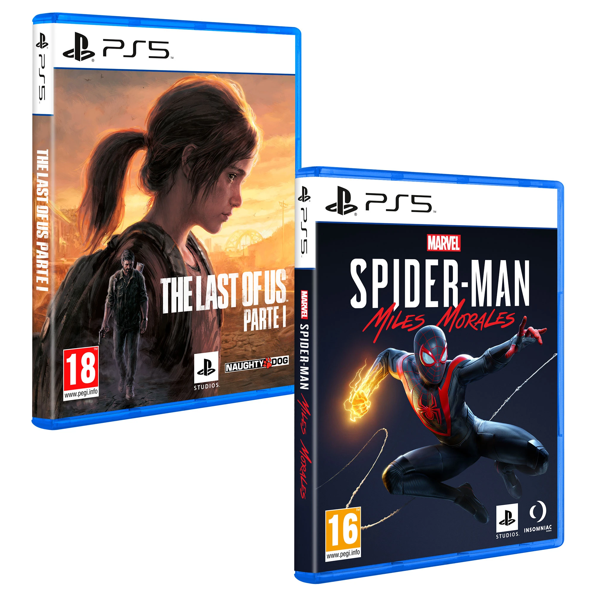 PACK The Last of Us Parte 1 + SPIDERMAN MMORALES PS5