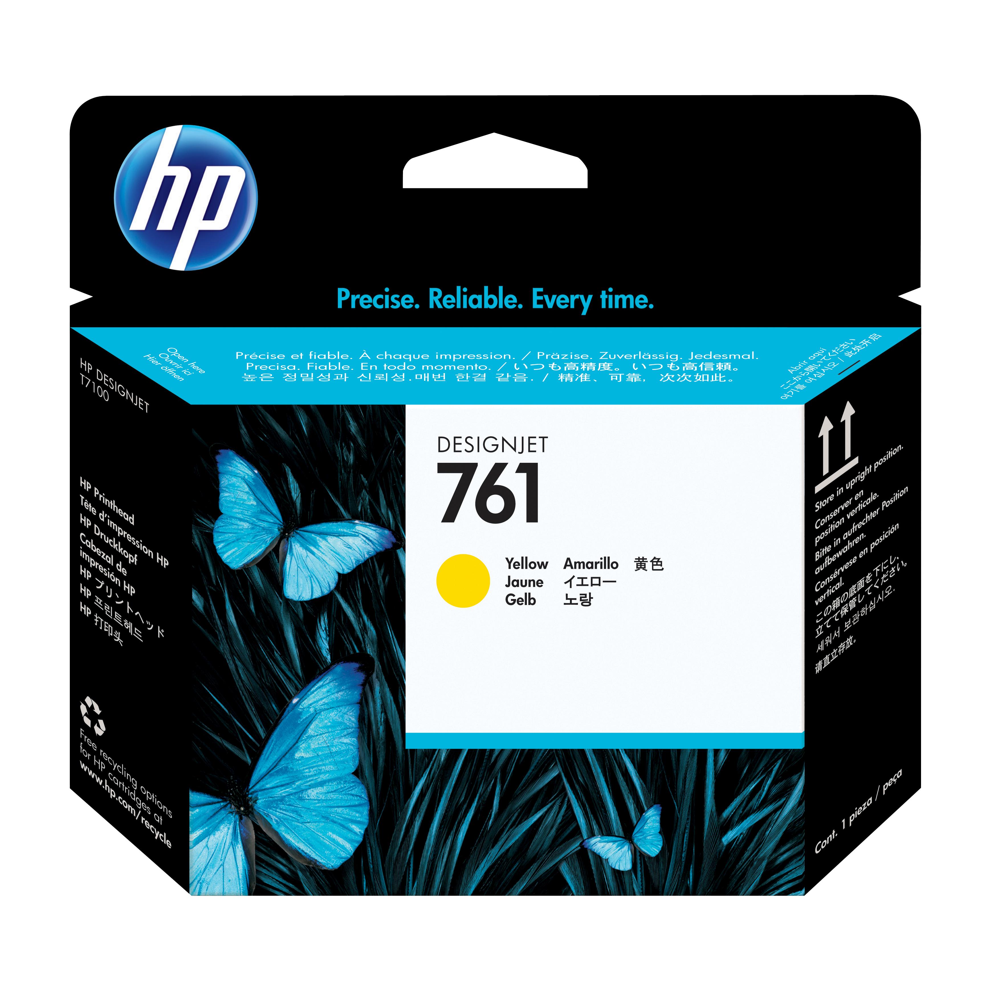 HP Designjet T7100 Cabezal Amarillo n�761