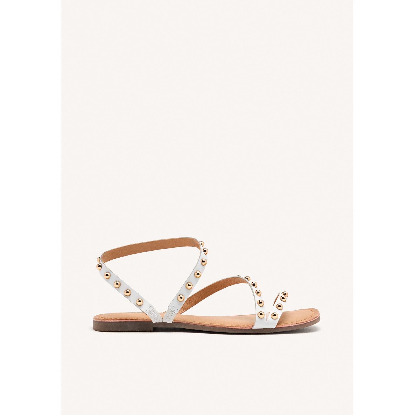 Sandalias Piel Tachas Necedah