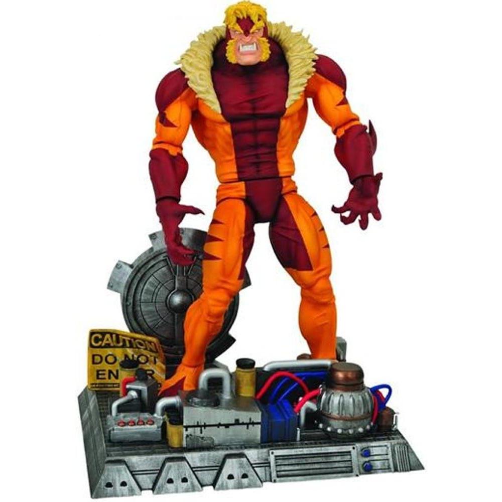 Diamond Select Toys Diamond Select Figura Articulada Dientes De Sable X-Men Marvel 18Cm