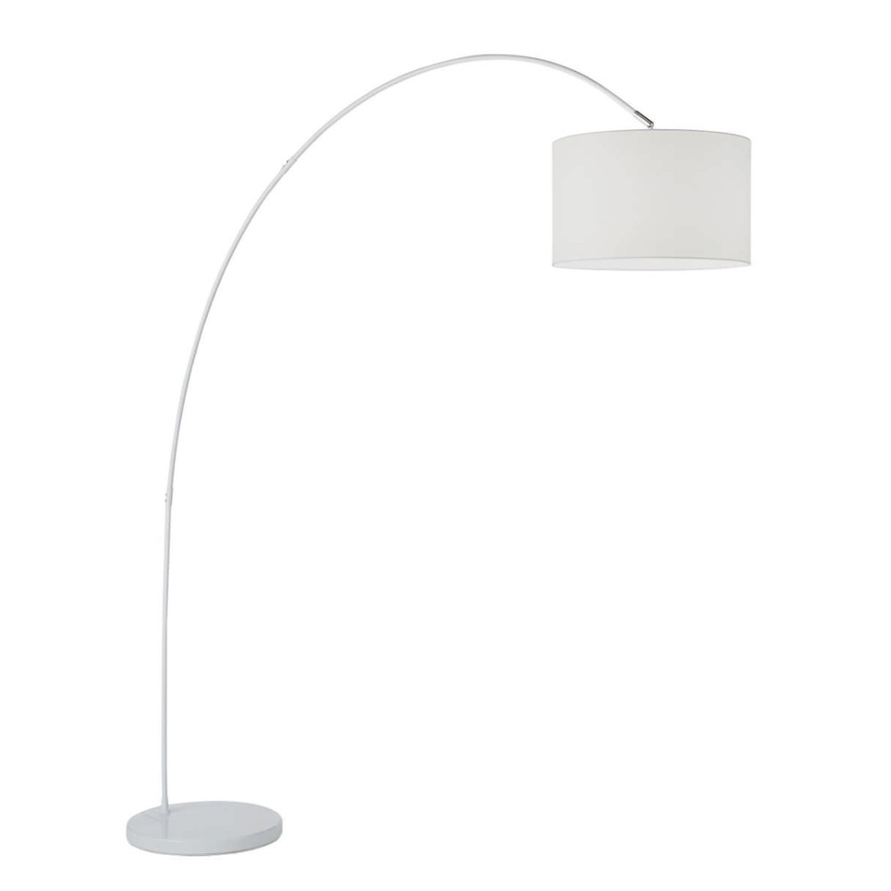Perenz 6304 B lámpara de pie arqueada Blanca
