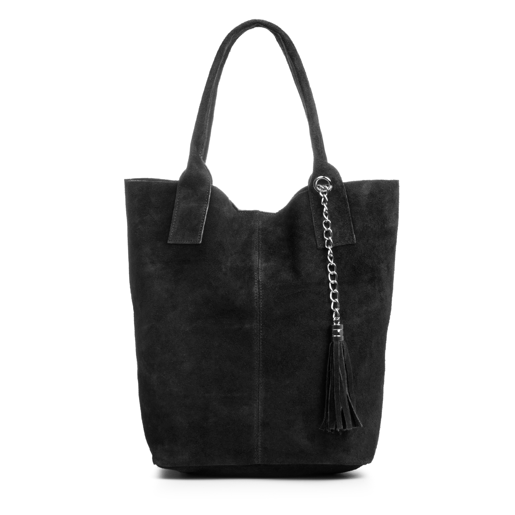 Firenze Artegiani. Chiusi Bolso Shopper Mujer.Piel auténtica Gamuza  . Made in Italy. Vera Pelle Italiana.