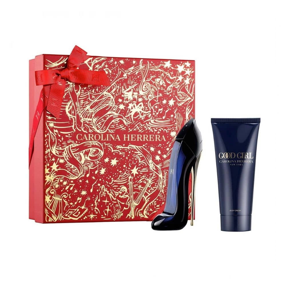 Carolina Herrera - Set Regalo Good Girl Eau de Parfum 50 Ml. + Loción corporal 100 Ml. Estuche regalo para mujer. Perfume y crema corporal con fragancia floral, oriental. Perfume Icónico y Sofisticado 👠✨