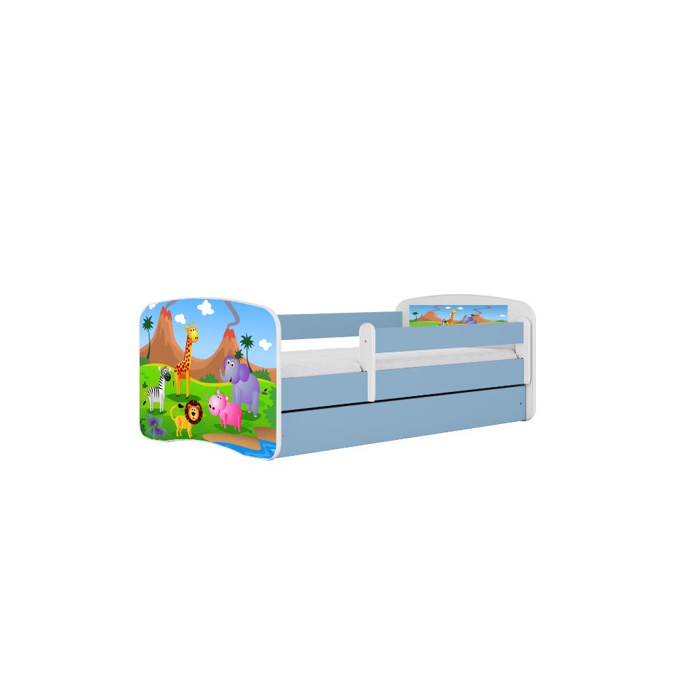 Cama 180 x 80 cm Kocot Kids BabyDreams Safari Blue