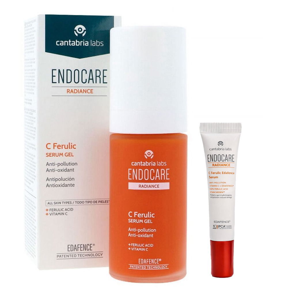 Cantabria Endocare Radiance C Ferulic Sérum Gel 30 ml + Regalo Endocare Age Barrer Niacinal Sérum 3 ml